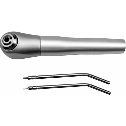 1 set Dental 3/Three Way Handpiece Triple Syringe Handpiece with 2/Two Nozzles Tips Tubes Oral Teeeth Whitening Cleaning Tools