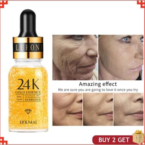 Face-Serum Retinol Wrinkle Hyaluronic-Acid Acide-Hyaluronique Gold-Serum Vibrant-Glamour Skin-Repair Face Whitening Skin Care