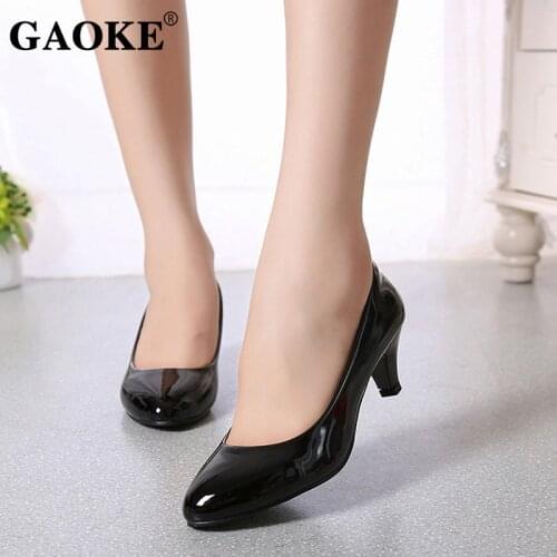 Summer Woman Sexy Low Heel Shoes Woman Round Toe Heel Shoes Platform Woman Bridal Party Shoes Lolita Red Shoes Spring Footwear