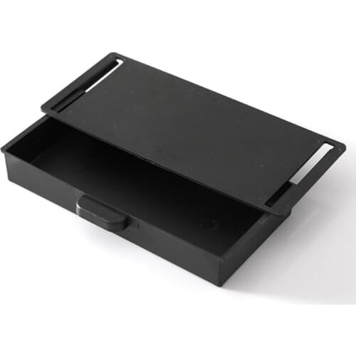 50LB Under Desk Drawer Organizer Hidden Desktop Storage Box for Office Pen Holder Adhesive Stationary Container Kitchen Knife