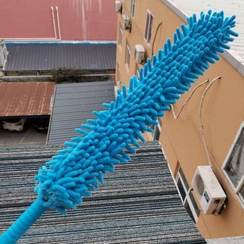 1pcs Flexible Extra Long Soft Microfiber Noodle Chenille Blue Car Wheel Wash Brush Microfiber Wheel Cleaner Car Wash Accessorie