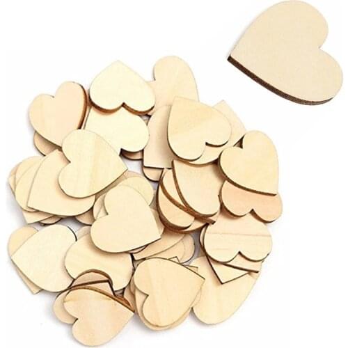 12 pcs/set 12 cm DIY Blank Heart Wood Slices Discs Wood Heart Love Blank Unfinished Natural Crafts Supplies Wedding Ornaments