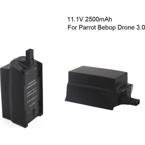 2PCS 11.1V 2500mAh For Parrot Bebop Drone 3.0 Upgrade Capacity Lipo Battery Drone Backup Replacement Battery 11.1V free shipping