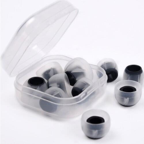 3 pairs ANJIRUI 4.5m (L M S) for in earphones Ear Pad with spirals earbuds ergonomic ear cups great elasticity Silicone earbud