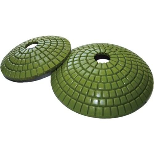 3PCS/Set 4 Inch 100MM Flexible Convex Disc Diamond Convex Polishing Pad For Stone Sink