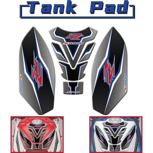3D Motorcycle Tank Pad Decal Protector Stickers Fit For S1000R 2014-2020 Fishbone Sticker S1000 R