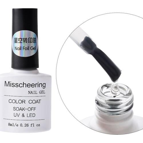 8ml Nail Foil Adhesive Glue Sky Transfer Sticker Star Glue Home Profession DIY Nail Slider NO NEED CURING UV Lamp Dropship TSLM1