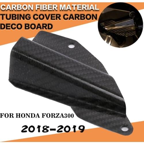 Motorcycle AccessoriesTubing Cover Carbon Deco Board Moulding Trim For Honda Forza 300 Forza300 2018 2019