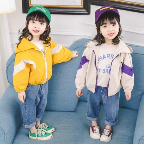 Girls Babys Kids Coat Jacket Outwear 2021 Hooded Spring Autumn Overcoat Plus Size Top Cardigan Toddler Childrens Clothing