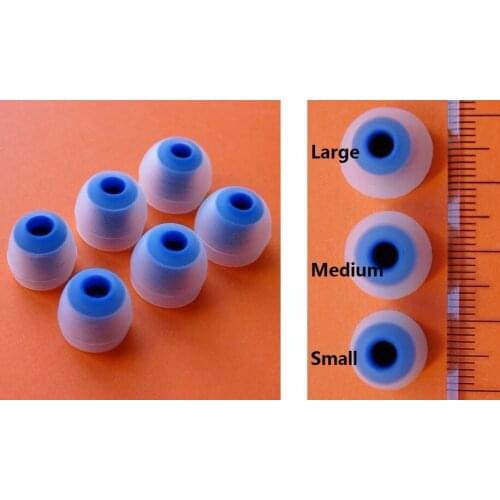 DHL free ship. 1200pcs. The blue-clear eartip for Backbeat go2. backbeat go eargel