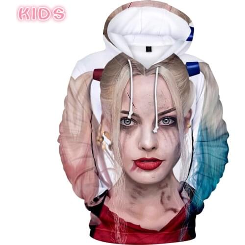 Mens joker Costume Margot Robbie Hoodies Classic Jared Leto Maegot Robbie Couples Joker Hoodie Sweatshirt Hip Hop Streetwear