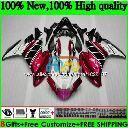 FZ6 R Kit For YAMAHA FZ6N FZ6R 09 10 11 12 13 14 15 117BS.59 FZ 6R FZ-6R 2009 2010 2011 2012 2013 2014 Red white 2015 Fairing