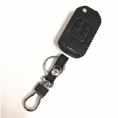 Car leather key case for Honda Ciimo Elysion AVANCIER CR-Z INSIGHT UR-V XR-V Legend N-Box N-WGN