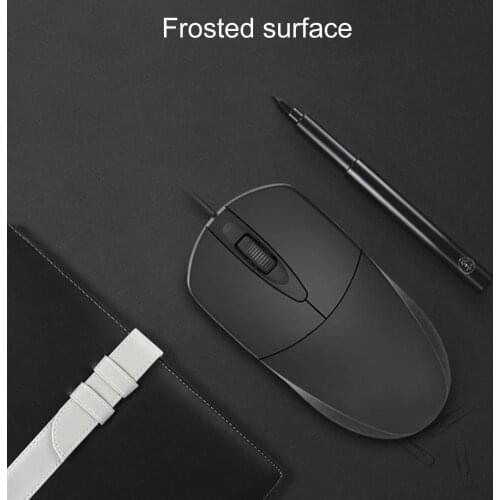 MS121 Mouse Unique Ergonomic Design ABS USB Wired Optical Mouse for Computer