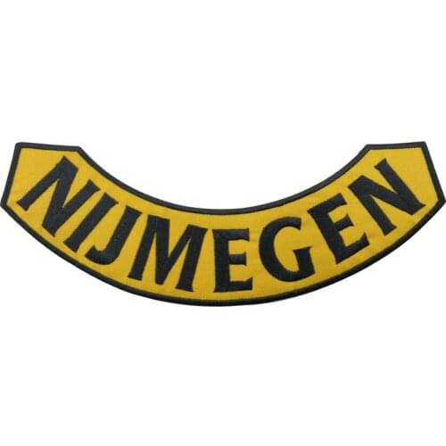 Nijmegen Patch Embroidery Iron On Custom Patches Applique For Jacket Rocker Funk Cool Stickers Free Shipping Iron On Patches