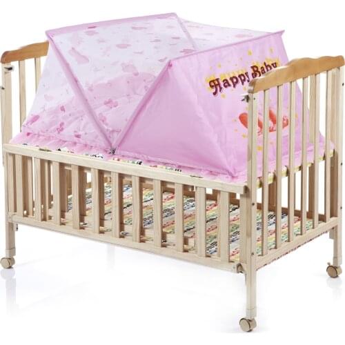 Baby Bed Portable Foldable Baby Crib With Netting Newborn Sleep Bed Travel Bed Mosquito Net Baby Bedding