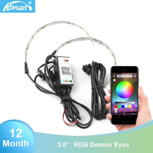 Ronan 3.0 inch RGB demon eyes for lens retrofit