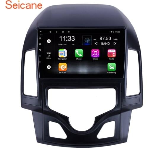 Seicane 2 DIN 9" Android 10.0 Car GPS Radio Stereo Head Unit Wifi Multimedia Player For 2008 2009 2010 2011 Hyundai i30 LHD