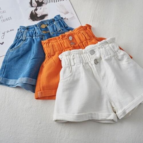 New Girls Shorts Summer Childrens Denim Shorts For Kids Trousers Casual Beach Shorts Hot Pants For Baby Girl Clothes