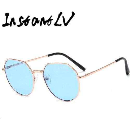 INSTANTLV 2019 Classic Sunglasses Colorful Children Glasses Metal Frame Kids Travel Shopping Eyeglasses UV400
