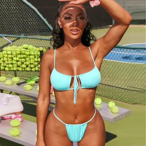 African Print Style Thong Swim Wear Push Up Bathing Suit Women Swimwear Thong Swimsuit Brazilian Bikini Biquinis Plavky Badpak