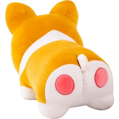 Super Cute Pink Ass Egg Corgis Dog Plush Toy Soft Stuffed Japan Figure Shiba Inu Welsh Pembroke Dogs plushies Hug Doll for Kids