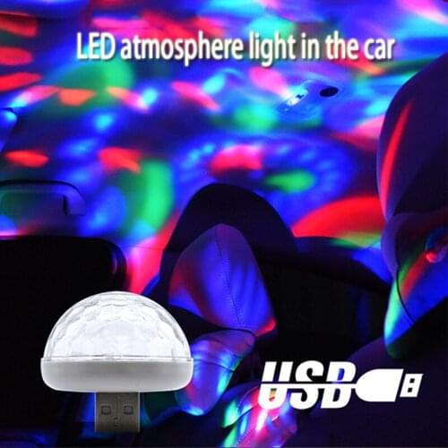 LED Lamp Car Decorative RGB interior Light Wireless Atmosphere Lamp 4pcs/set Colorful Remote Control LED Strip Car Decoration