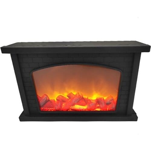 5V USB or AA Battery powered Simulated Fireplace LED Night light Realistic Flame night lamp For Living Room warm Decor Lighting