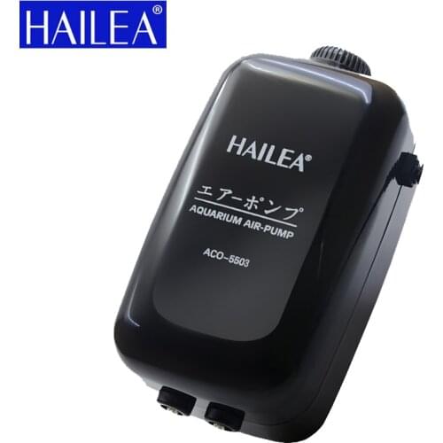 Hailea Air Pumps Fish Tank Oxygen Pump 2W 4W 5W 6.5W Air Pump Aquarium Accessories Air Compressor 220V 240V US UK AU EU Plug