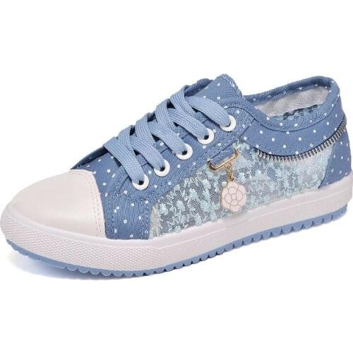 2020 new mesh womens shoes summer fashion board shoes Korean version vamp design hollow canvas shoes women casual flat bottom s