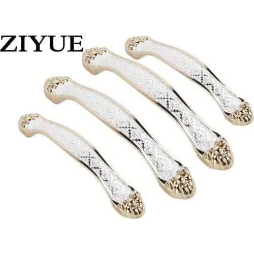 2PCS/Lot Free Shipping The Cabinet Door Handle Carved Antique European Style Small Zinc Alloy