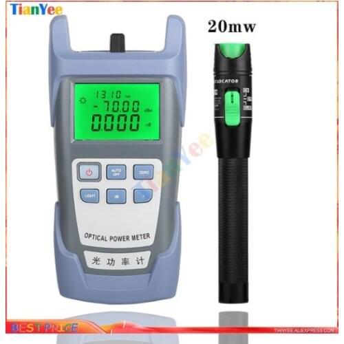 2 In1 FTTH Fiber Optic Tool Kit VFL Fiber Optical Power Meter 70～+10dbm And 30MW Visual Fault Locator Fiber Optic Test Pen