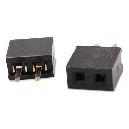 20pcs PCB Female Header Single Row 2.0mm 2.54mm Pitch Connector Black 2P 3P 4P 5P 6P 7P 8P 9P 10P 13P 14P 15P 16P 20P Pin Header