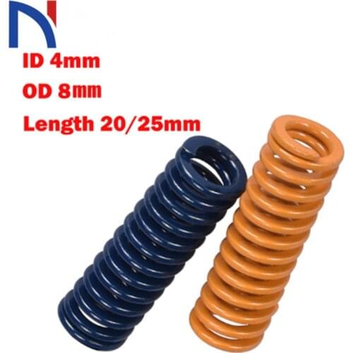 5Pcs 3D Printer Springs Motherboard Compression Springs Light Load for Creality CR-10 10S S4 Ender 3 Heatbed Springs Bottom