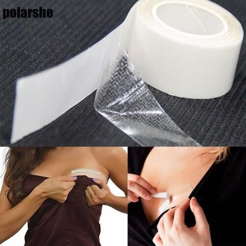 Anti-slip Ultra Thin Double Sided Body Boob Lingerie Tape Adhesive Medical Non Slip Boob for Dress Body Secret Strips 1 piece