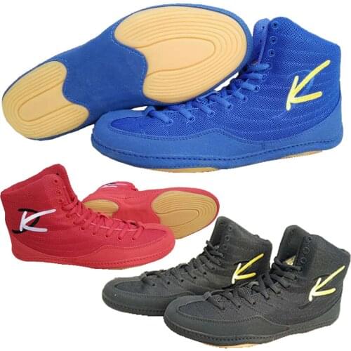 Men And Women Ultra-Light Breathable Wrestling Shoes Boxing Shoes Fighting Martial Arts Comprehensive Training Shoes 36-46