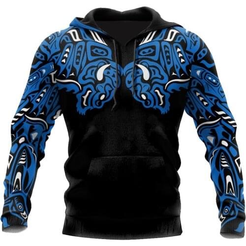 Blue Buffalo Myth - Native Indian 3D Printed Unisex Hoodie Men Sweatshirt Streetwear Zip Pullover Casual Jacket Tracksuit KJ0211