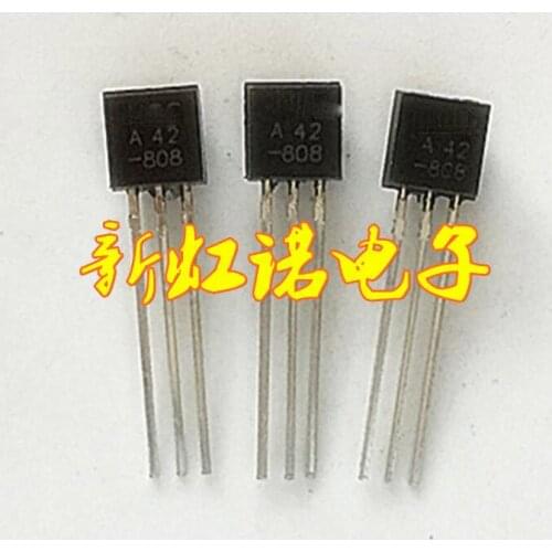 5Pcs/Lot New Original MPSA42 2SA42 A42 TO-92 0.5A/300V NPN Integrated circuit Triode In Stock
