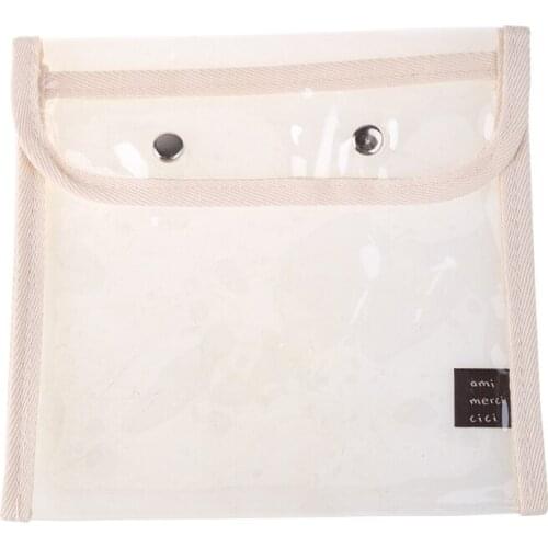 K92C Exquisite Thicken PVC Pen Pouch Simple Stylish Cosmetics Storage Bag Students Staionery Storage Bag for Kids Teenagers