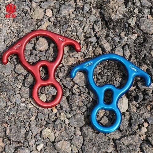 1PC Outdoor Climbing Equipment 50KN Carabine Aviation Magnesium Aluminum Alloy Carabiner Hanging Buckle Quick Hook