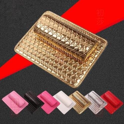 2 Pieces Soft Rectangle Hand Cushion Nail Art Manicure Care Salon Hand Rest Comfortable Cushion Pad Set Nail Art Tool