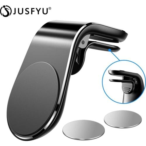 Metal Magnetic Car Phone Holder Universal Air Vent Mount Stand in Car Magnet GPS Mobile Phone Holder For iPhone X XR MAX 8 7