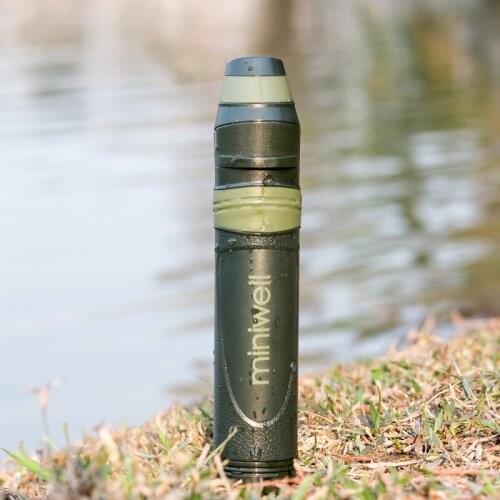 Miniwell Portable Straw Water Filter for Emergency & Army