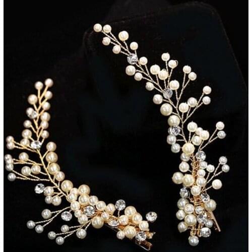 Fashion Metal Simulated-pearl Hair Clips & Pins For Women Girls Hair Clip Set 2021 Female Headwear Hair Accessories Wholesale