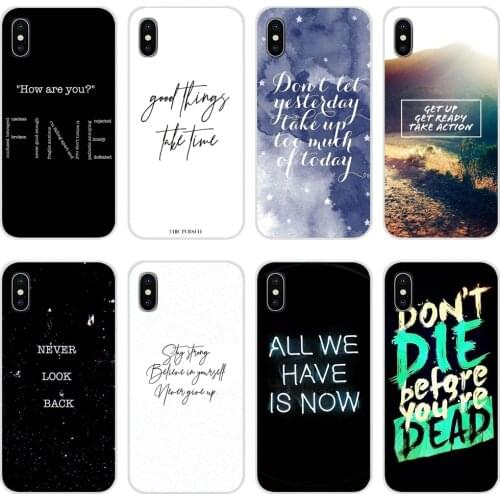 Soft Shell Covers Simple English word phrase inspirational For Samsung A71 A70 A60 A51 A50 A41 A40 A31 A30 A20E A21S A12 A10 M30