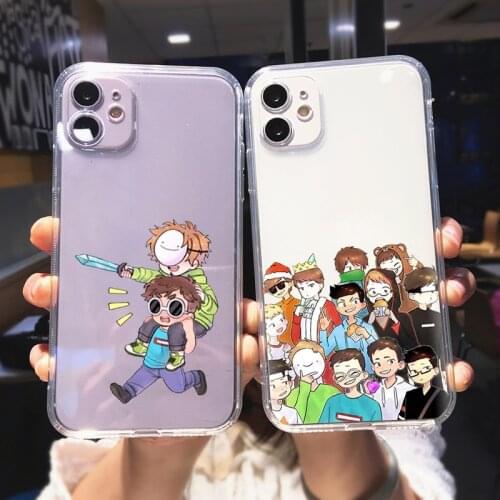 Soft TPU Phone Case Transparent for IPhone 7 11 12 Pro XR X 6 6S 8 Plus XS Max SE2 Shell Coque Anime Dream Smp Back Cover Fundas
