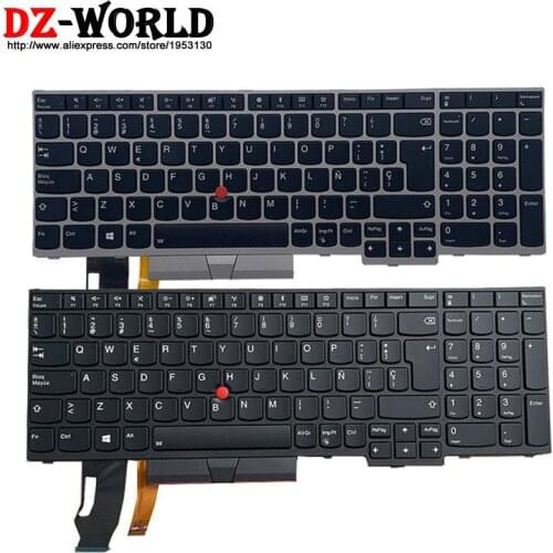 New Original SPA Spanish Backlit Keyboard for Lenovo Thinkpad E580 E590 T590 P53S L580 L590 P52 P72 P53 P73 Laptop 01YP690