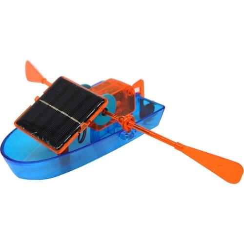 Science and education educational toys solar kayak model science experiment DIY assembled toy material pack gift for children