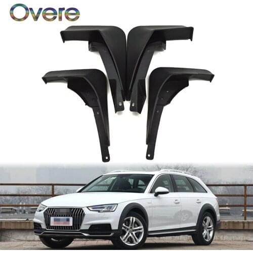 Overe Car Front Rear Mudguards For Audi A4 B9 9L 2016 2017 Sedan Accessories Splash Guard Car-styling Fender 1Set/4Pcs Mud Flaps