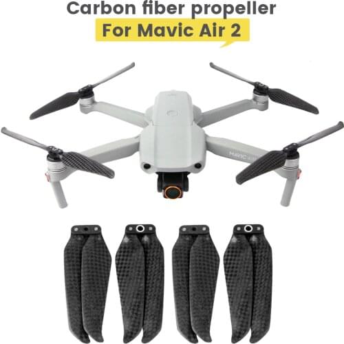 Carbon Fiber 7238F Propeller for Mavic Air 2/2S Low Noise Props Blade Replacement for DJI Mavic Air 2/Air 2S Drone Accessories